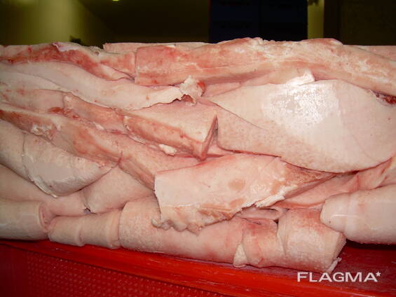 Frozen pork back fat
