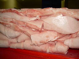 Frozen pork back fat