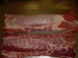 Frozen pork loins