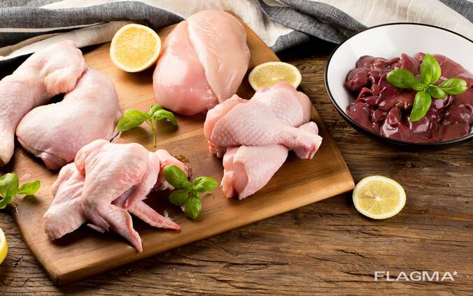 Halal Frozen Chicken, Thigh, Back quarter, Wings , Fillet IPBF , IQF, BF. Ukraine