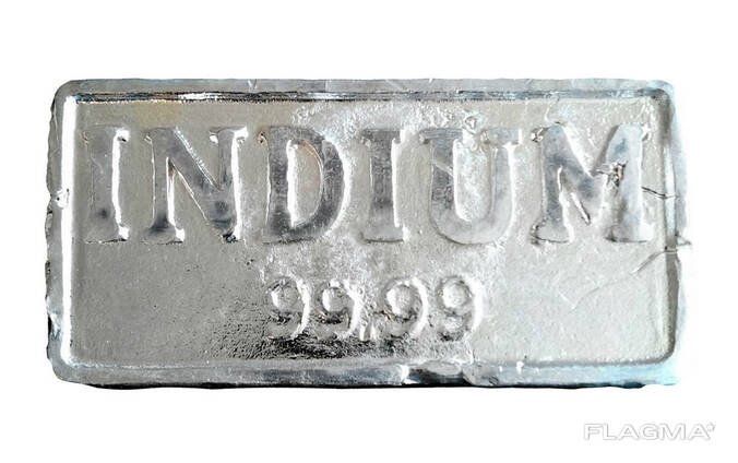 Индиум ингота метални индијум метал марке ИнОО ГОСТ10297-94