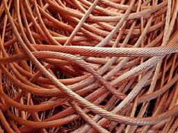 Pure millbery copper / copper wire scrap 99.99% for sale