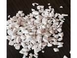 Recycled UPVC pipe scrap and PVC window profile chips white and grey color - фото 1
