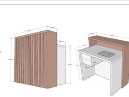 Ресепшен стеллажи