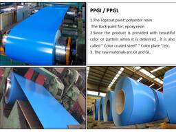 Рулонная сталь с полимерным покрытием/Cталь с полимерным покрытием/Полимерный рулон(PPGI)