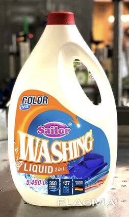 Sailor color 5,450L and 4L washing powder