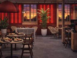 Суши-кафе в центре Белграда